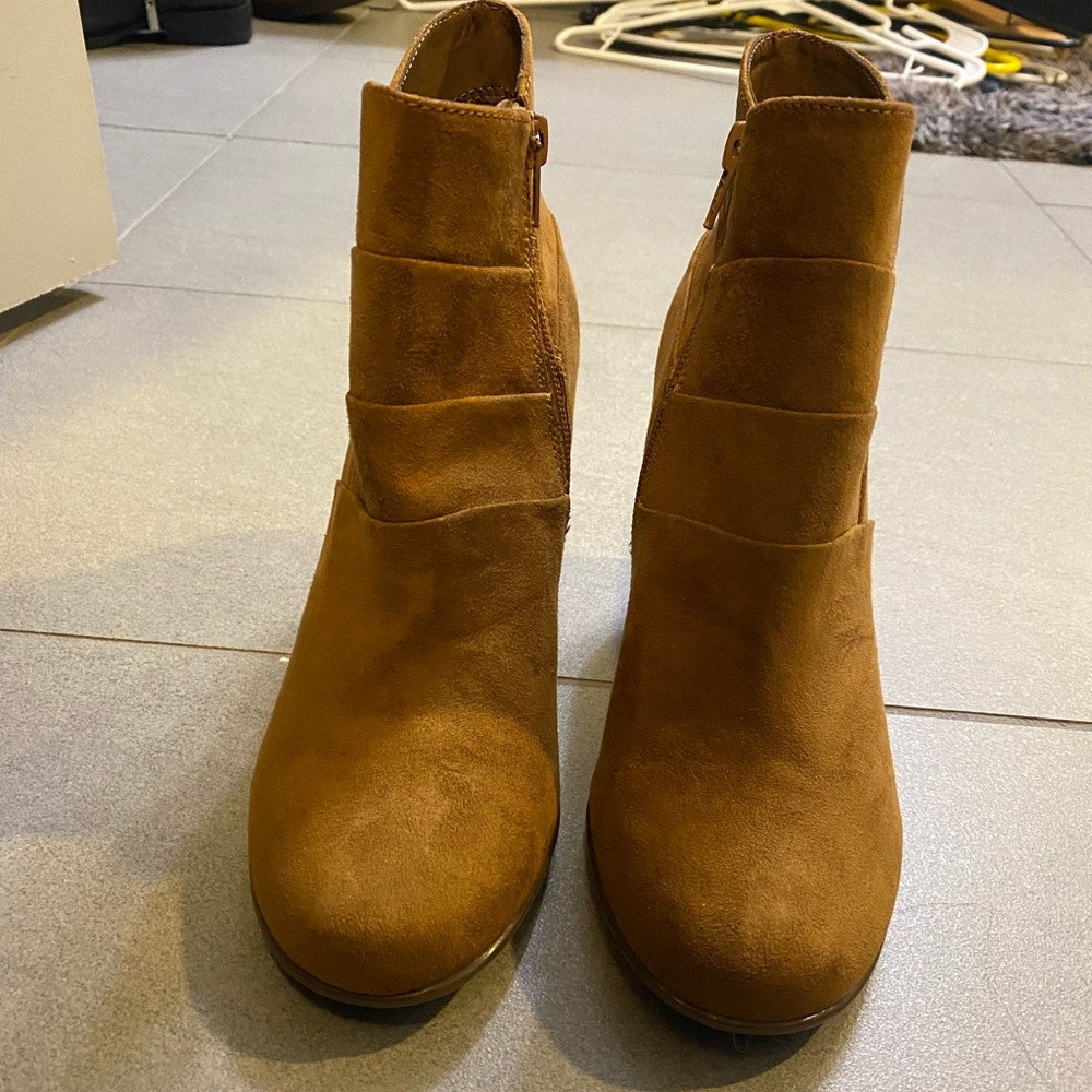Brown booties